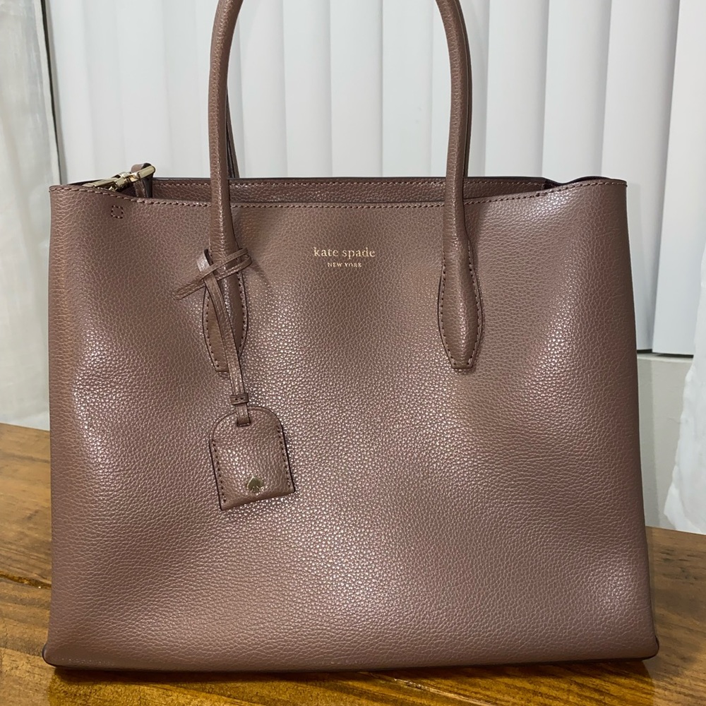 Medium Kate Spade Purse - Chocolate / Mauve